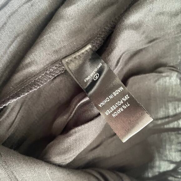 Local European Crinkle Pants in Black Drawstring Size XS NWT - Picture 7 of 8